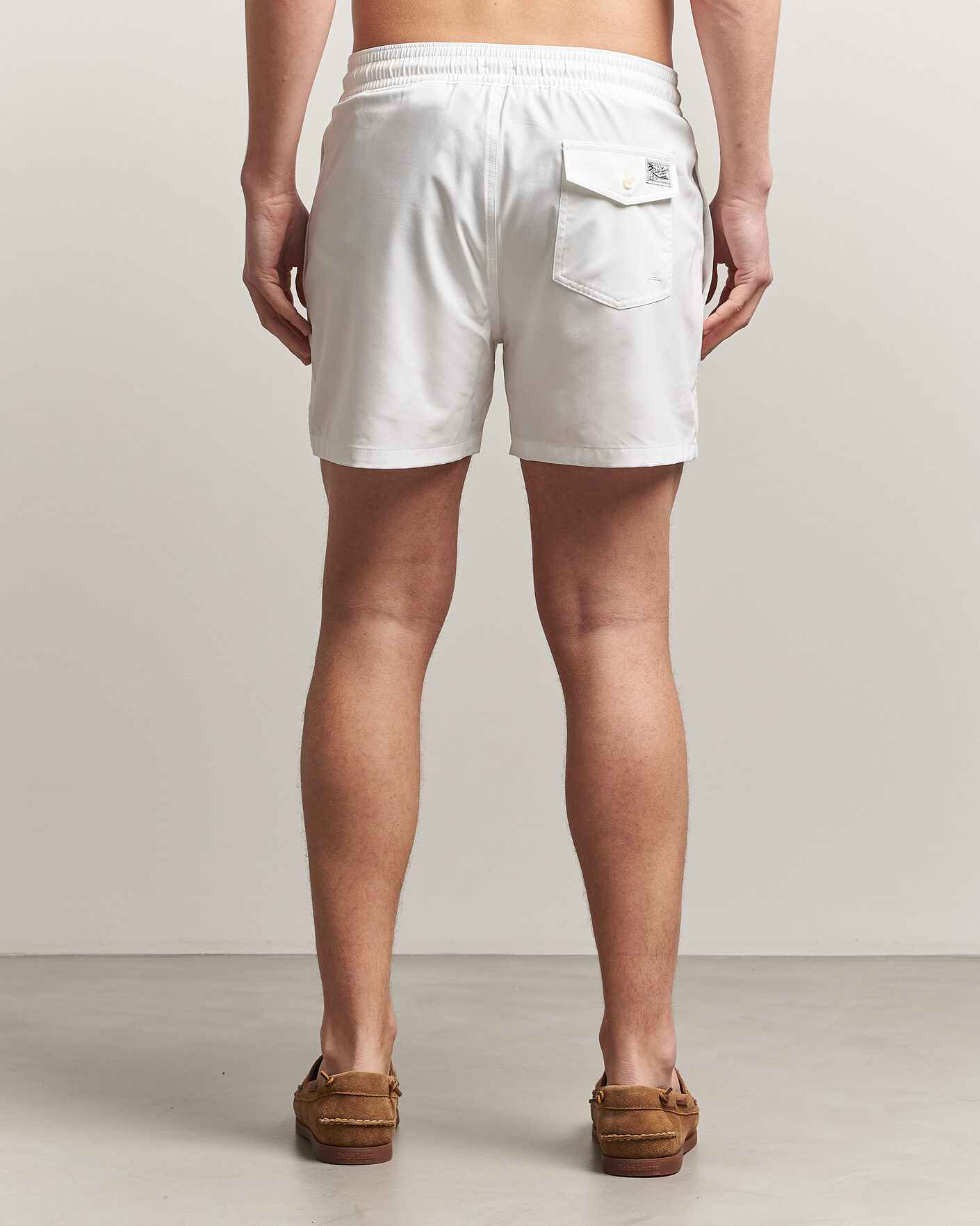 Herre | Badeshorts | Polo Ralph Lauren | Traveler Slim Trunk White