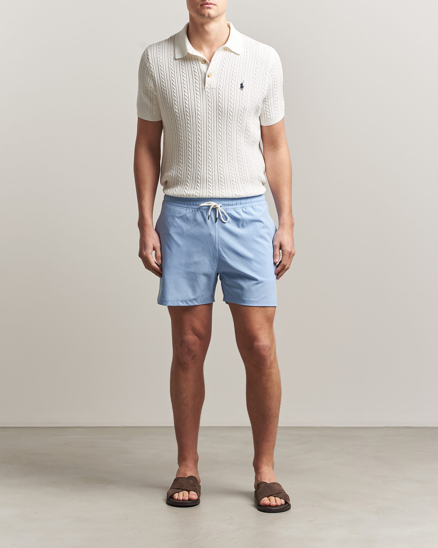 Herre | Badeshorts | Polo Ralph Lauren | Traveler Slim Trunk Light Blue