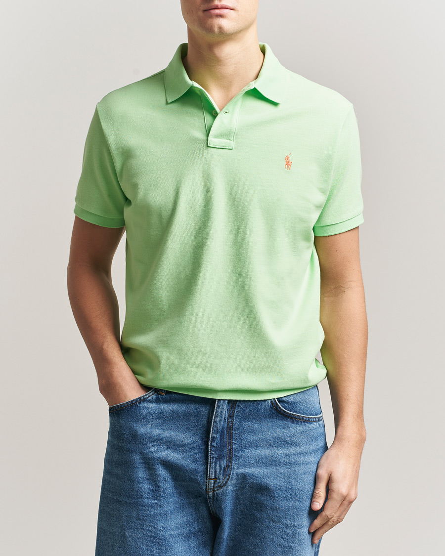 Herre | Pikéer | Polo Ralph Lauren | Custom Slim Fit Polo Cruise Lime