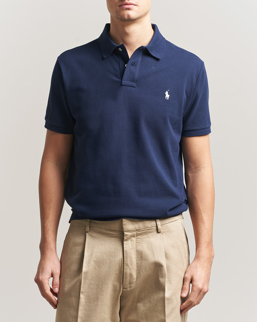 Herre | Pikéer | Polo Ralph Lauren | Custom Slim Fit Polo Navy