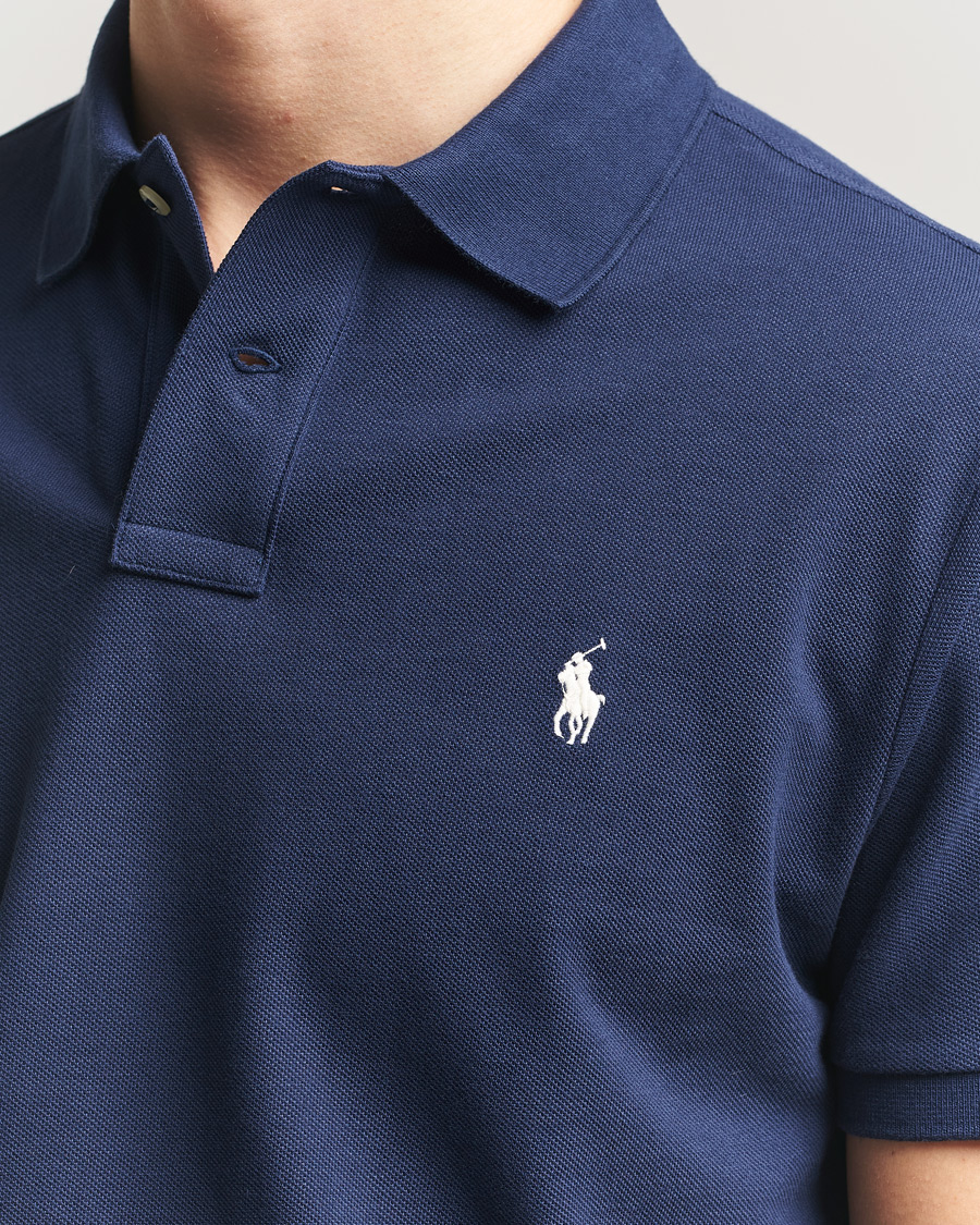 Herre | Pikéer | Polo Ralph Lauren | Custom Slim Fit Polo Navy