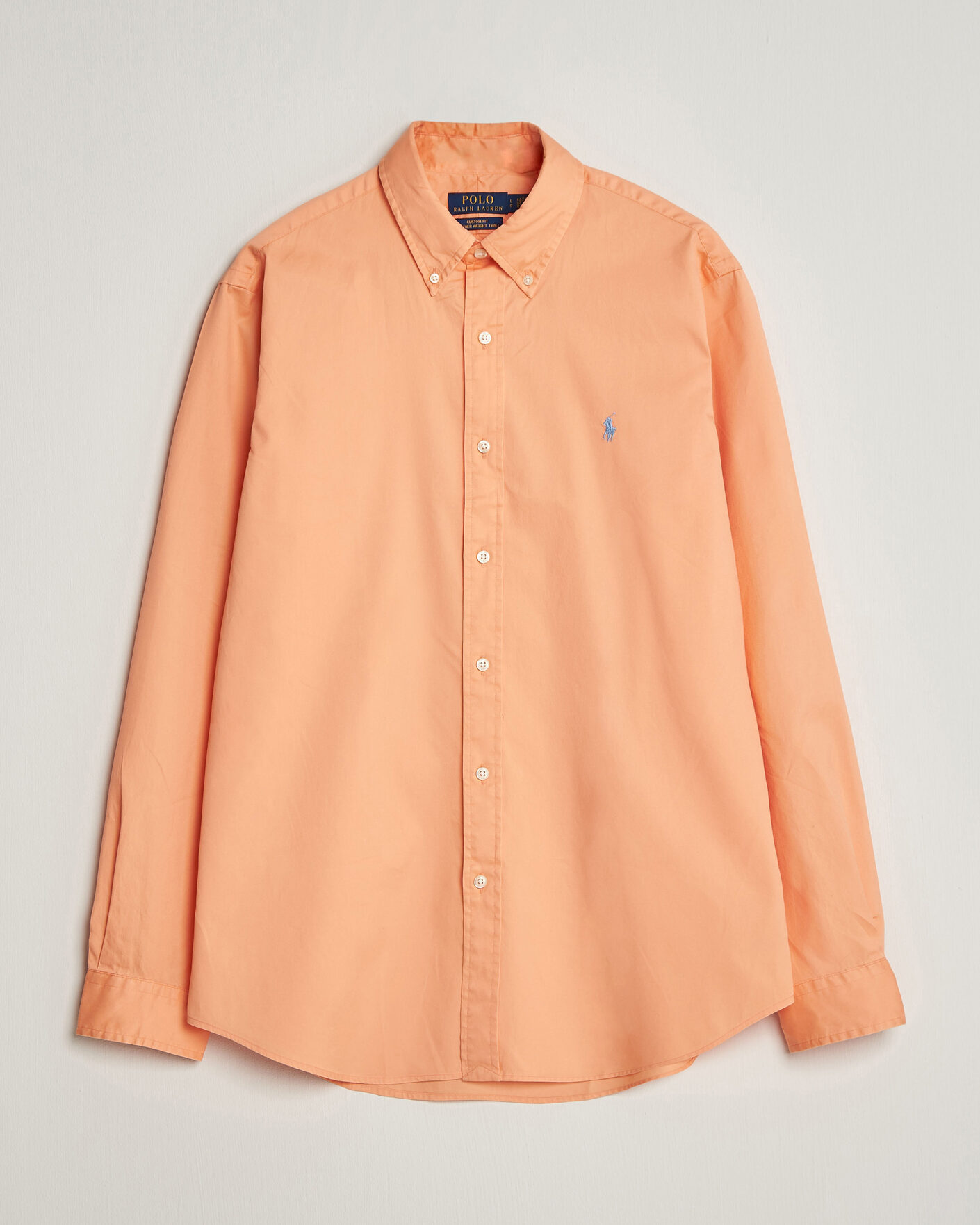 Herre | Skjorter | Polo Ralph Lauren | Custom Fit Garment Twill Shirt Poppy