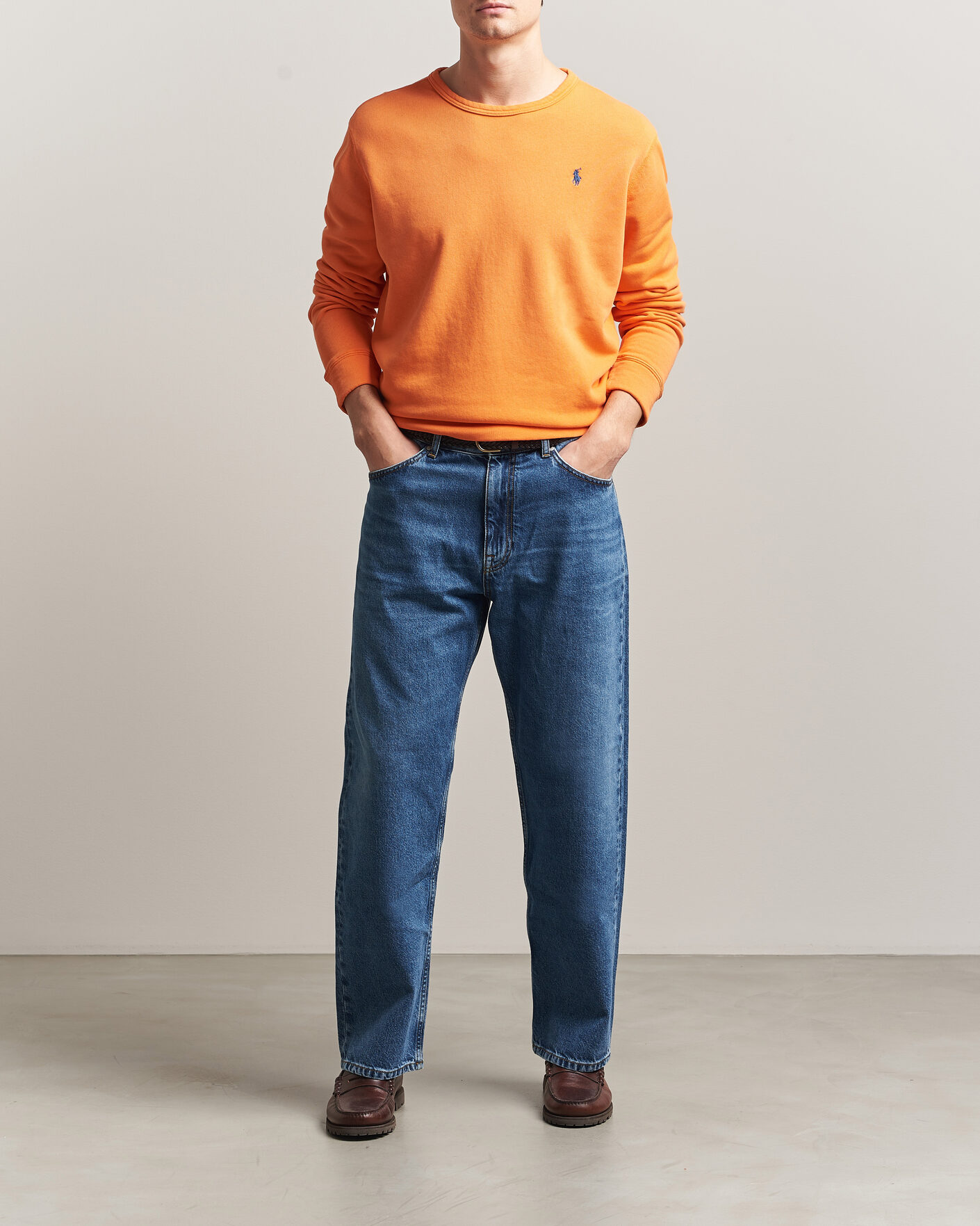 Herre | Gensere | Polo Ralph Lauren | Island Terry Sweatshirt Resort Orange