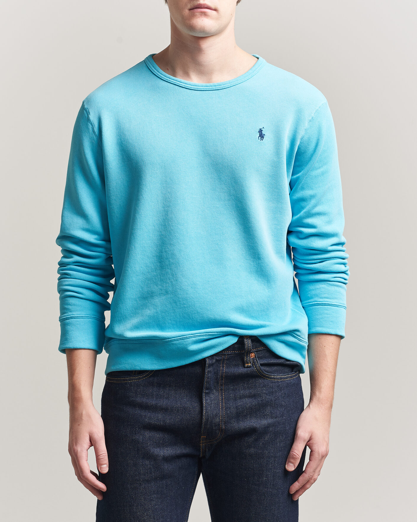 Herre | Gensere | Polo Ralph Lauren | Island Terry Sweatshirt Perfect Turqoise