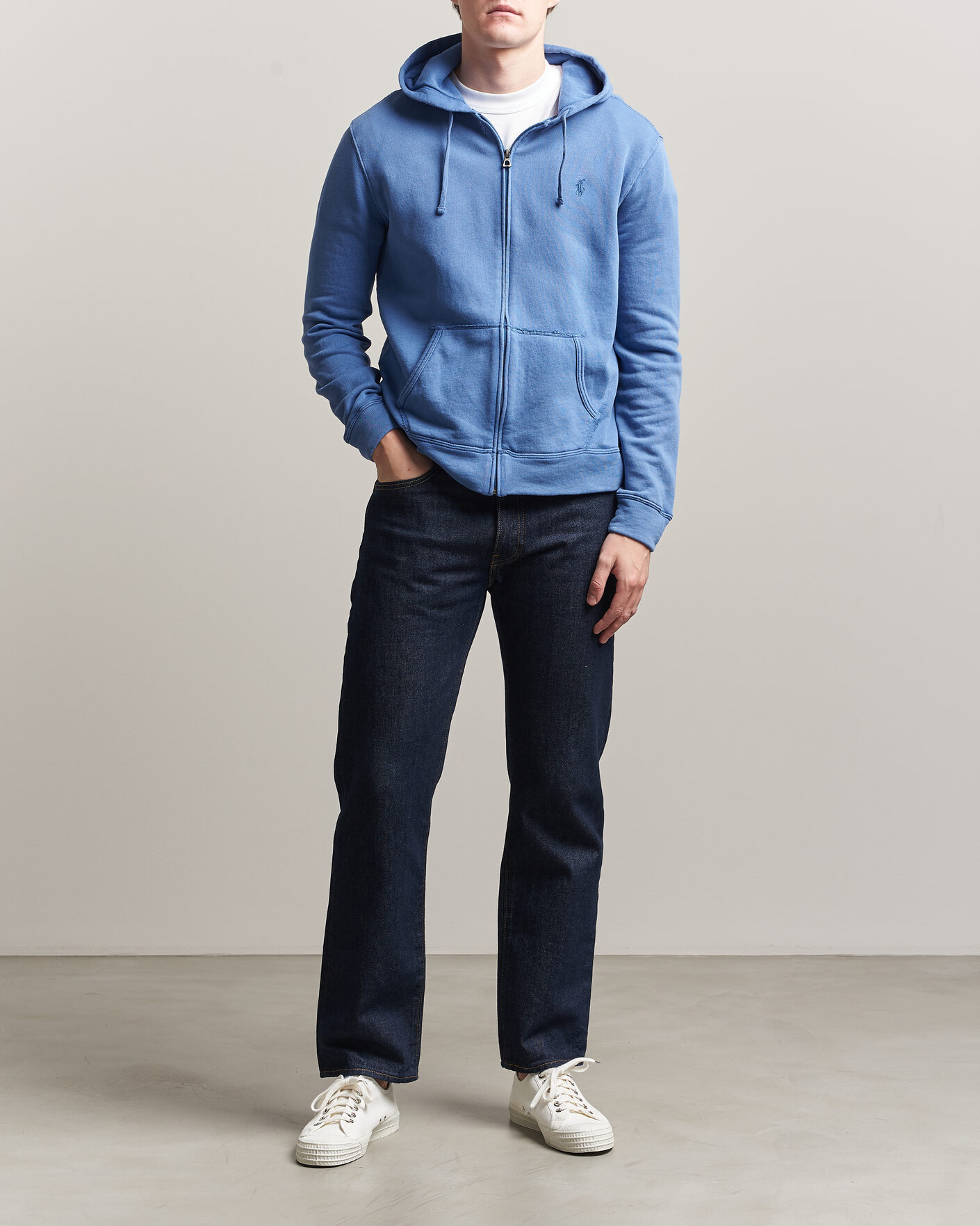 Herre | Gensere | Polo Ralph Lauren | Island Terry Full Zip Hoodie Modern Royal