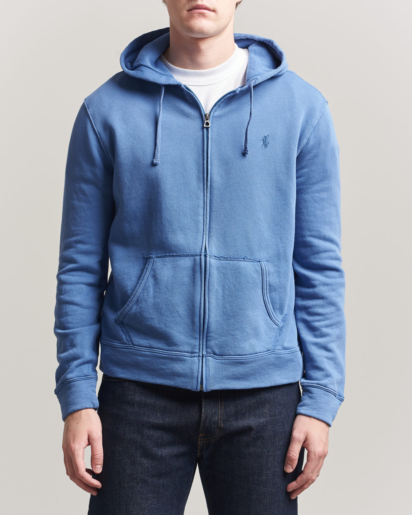 Herre | Gensere | Polo Ralph Lauren | Island Terry Full Zip Hoodie Modern Royal