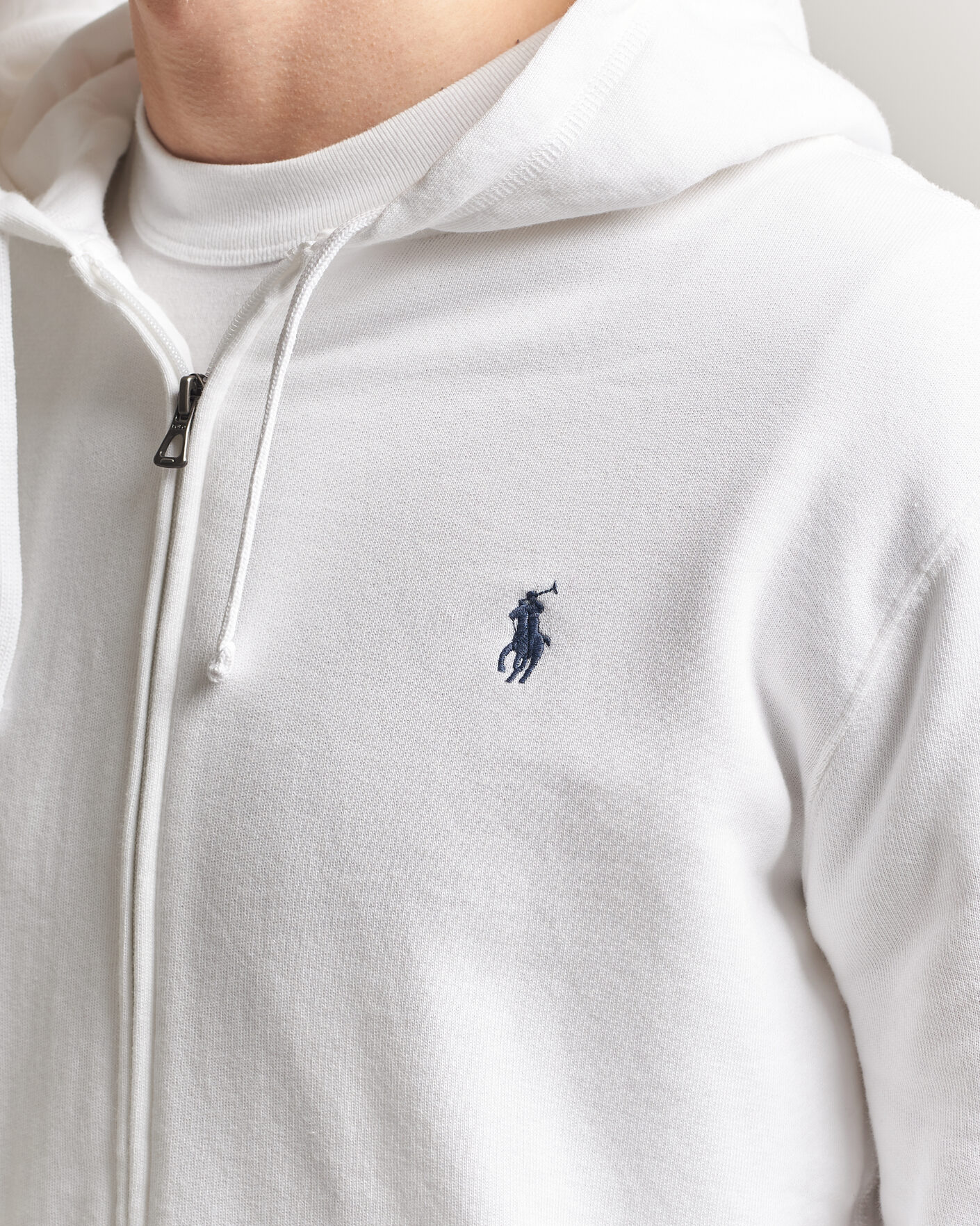 Herre | Gensere | Polo Ralph Lauren | Island Terry Full Zip Hoodie White