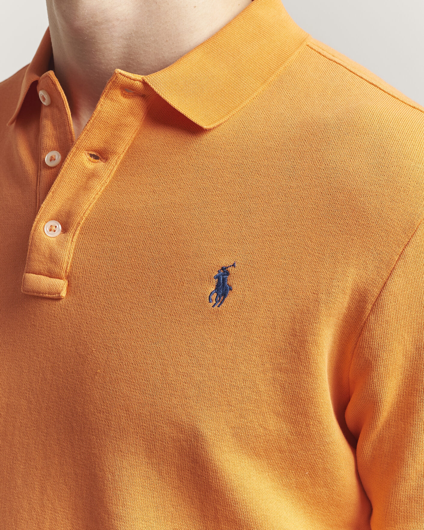 Herre | Pikéer | Polo Ralph Lauren | Island Terry Polo Resort Orange