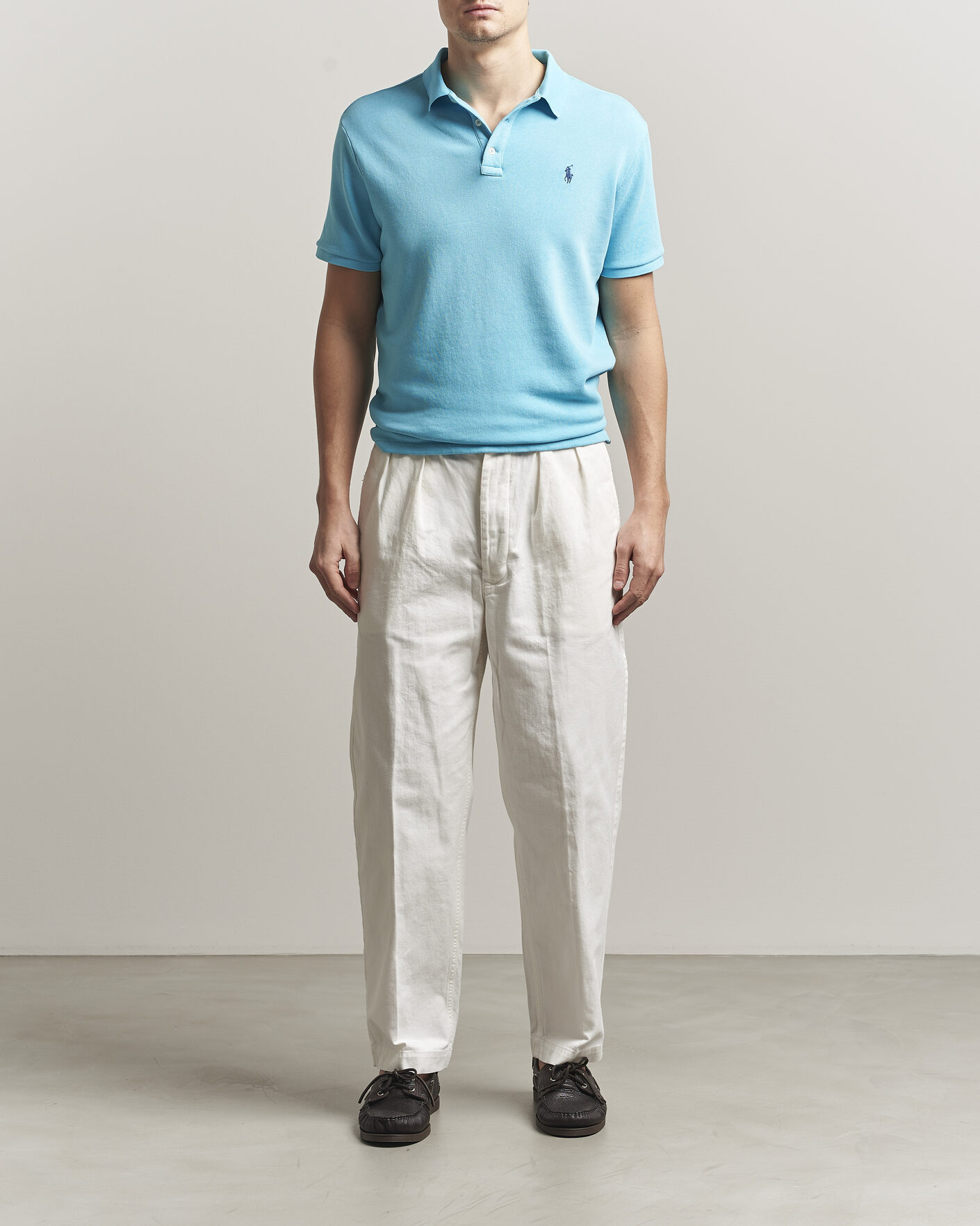 Herre | Pikéer | Polo Ralph Lauren | Island Terry Polo Perfect Turqoise