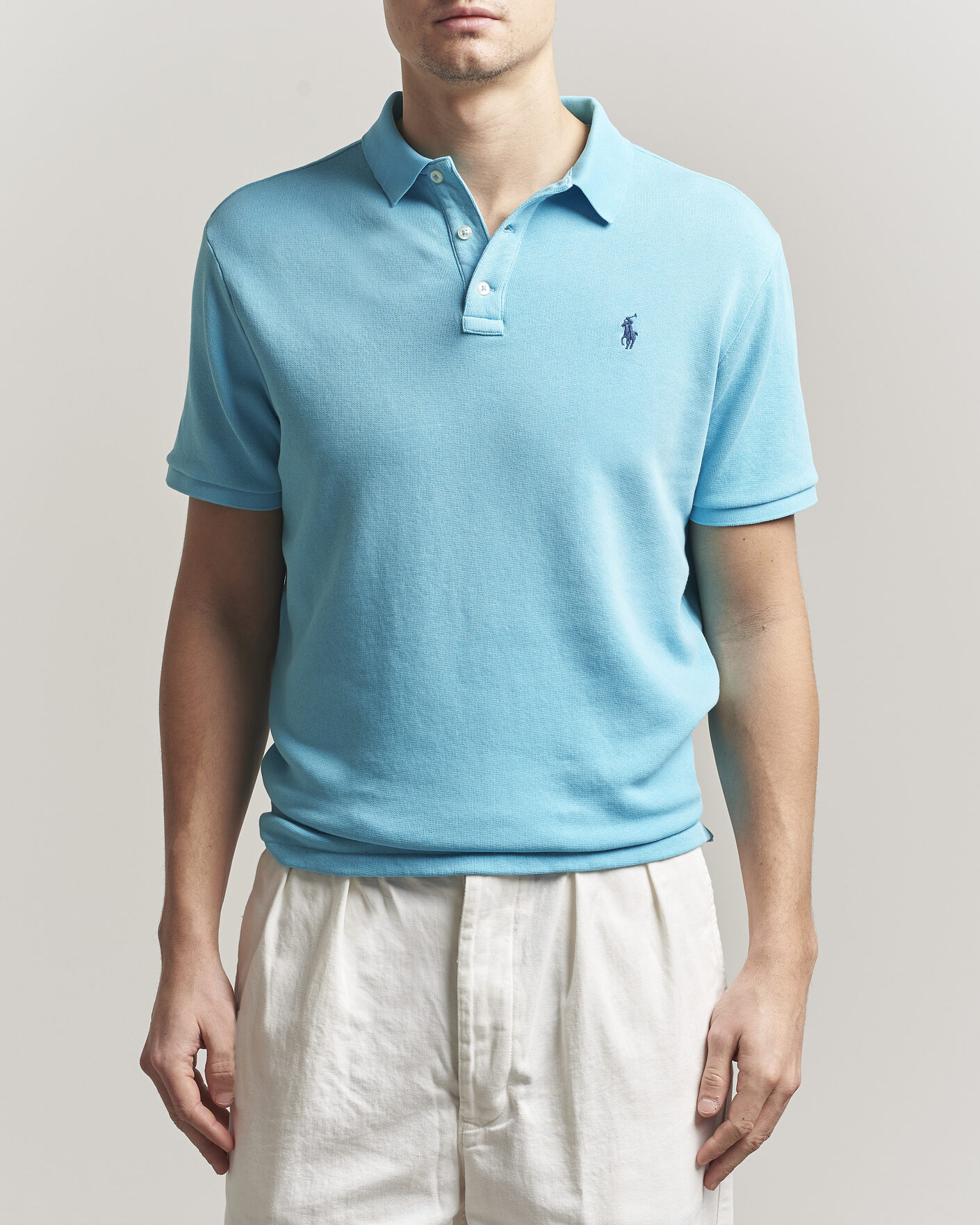 Herre | Pikéer | Polo Ralph Lauren | Island Terry Polo Perfect Turqoise
