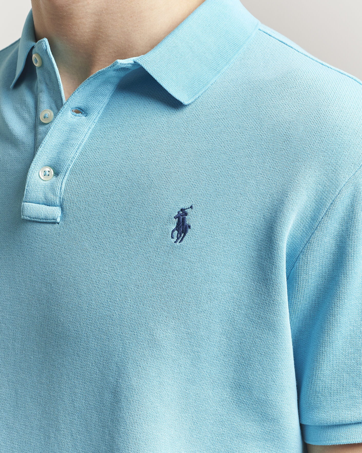 Herre | Pikéer | Polo Ralph Lauren | Island Terry Polo Perfect Turqoise
