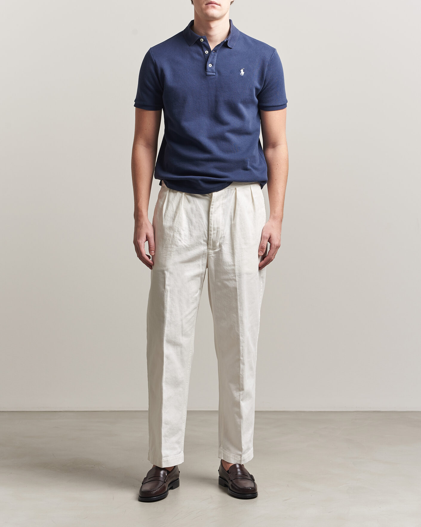 Herre | Pikéer | Polo Ralph Lauren | Island Terry Polo Newport Navy