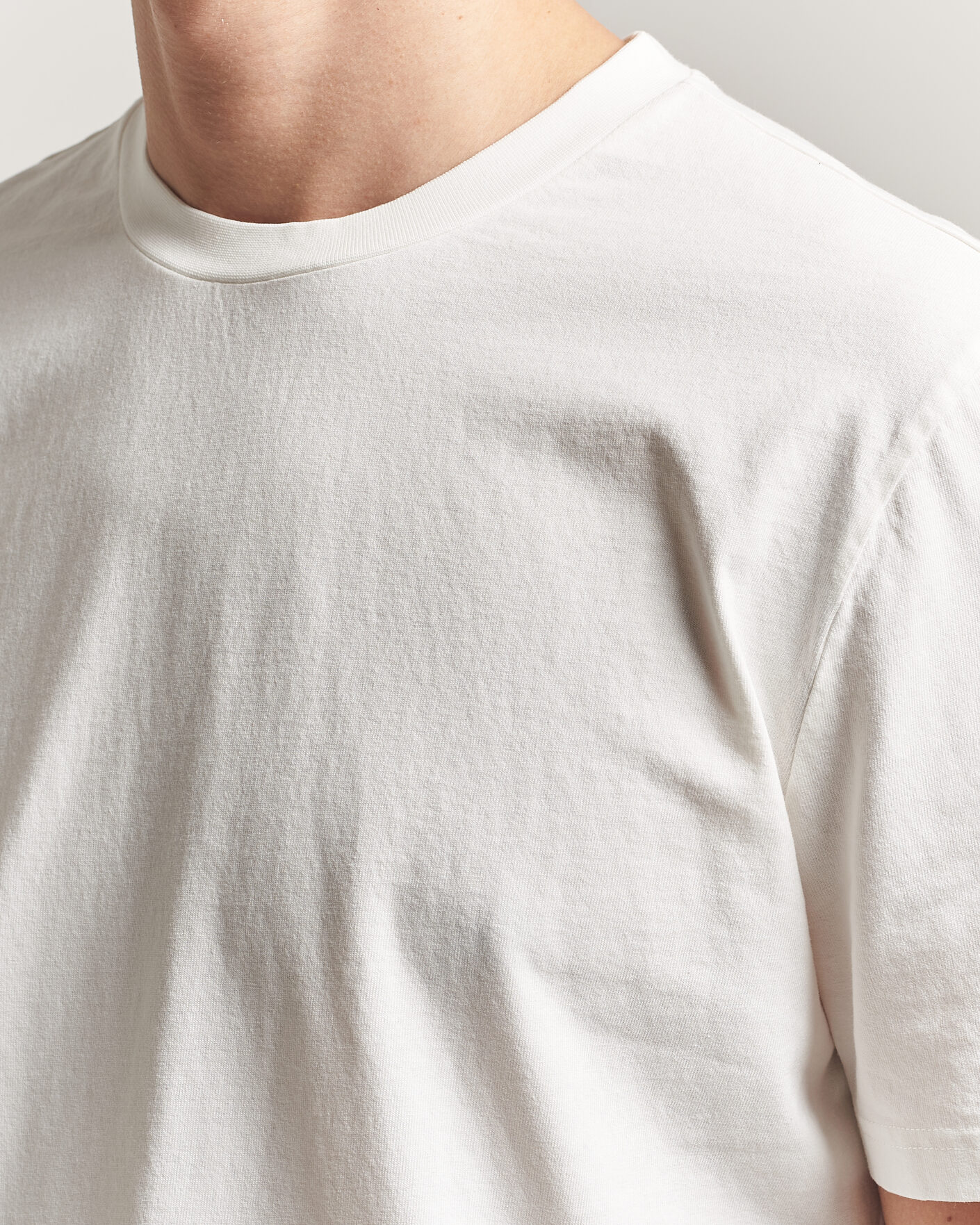 Herre | T-Shirts | A.P.C. | Printed Crew Neck T-Shirt Off White