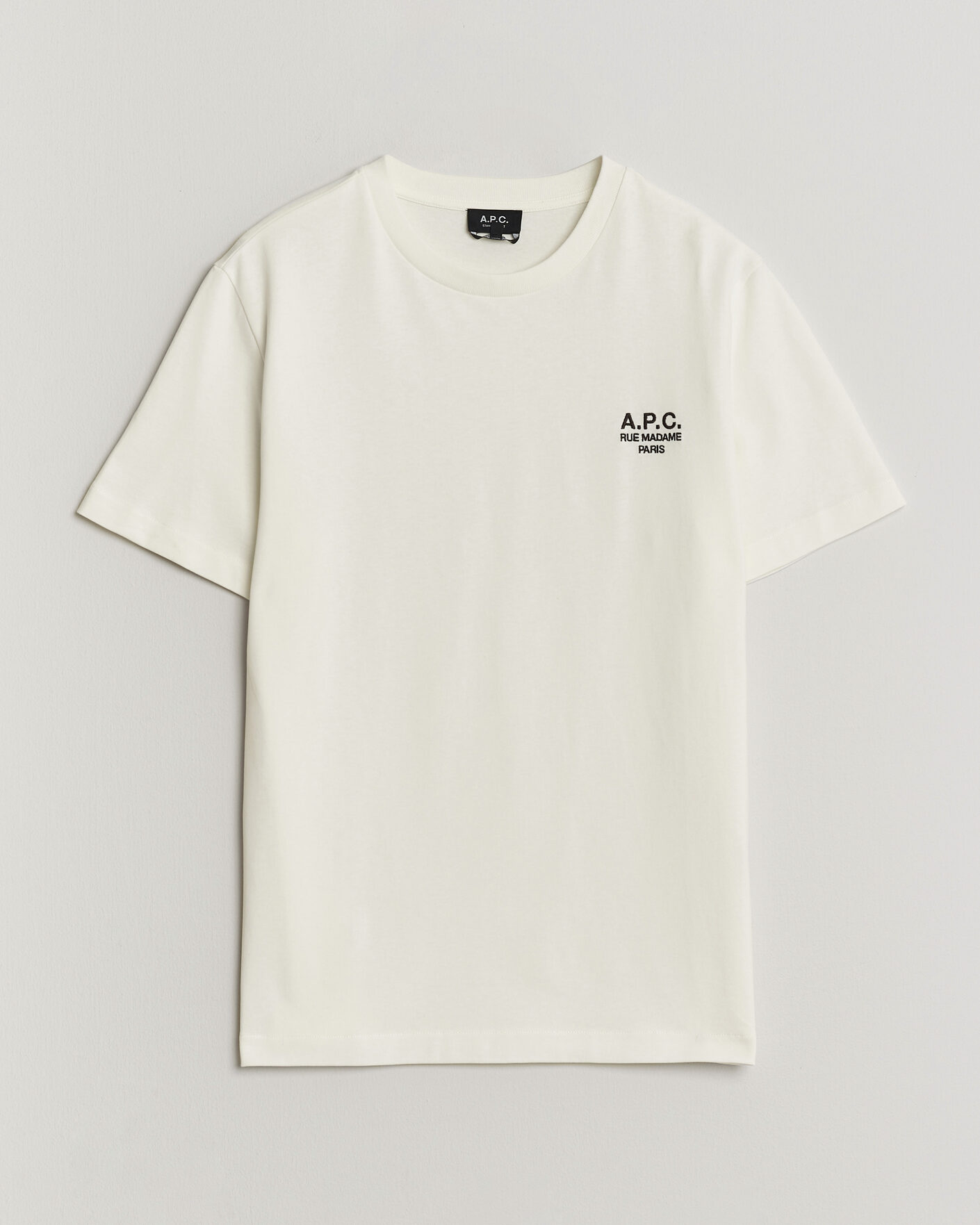 Herre | T-Shirts | A.P.C. | Rue Madame T-Shirt Off White