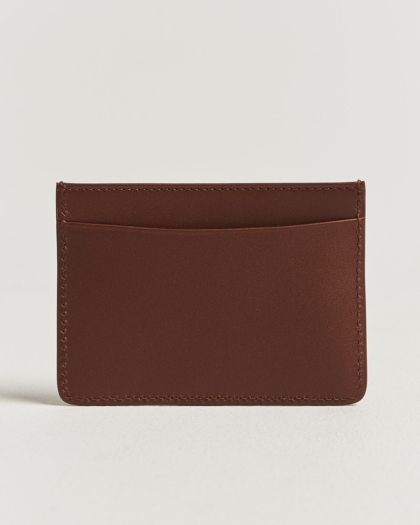 Herre | Lommebøker | A.P.C. | Calf Leather Card Holder Hazelnut