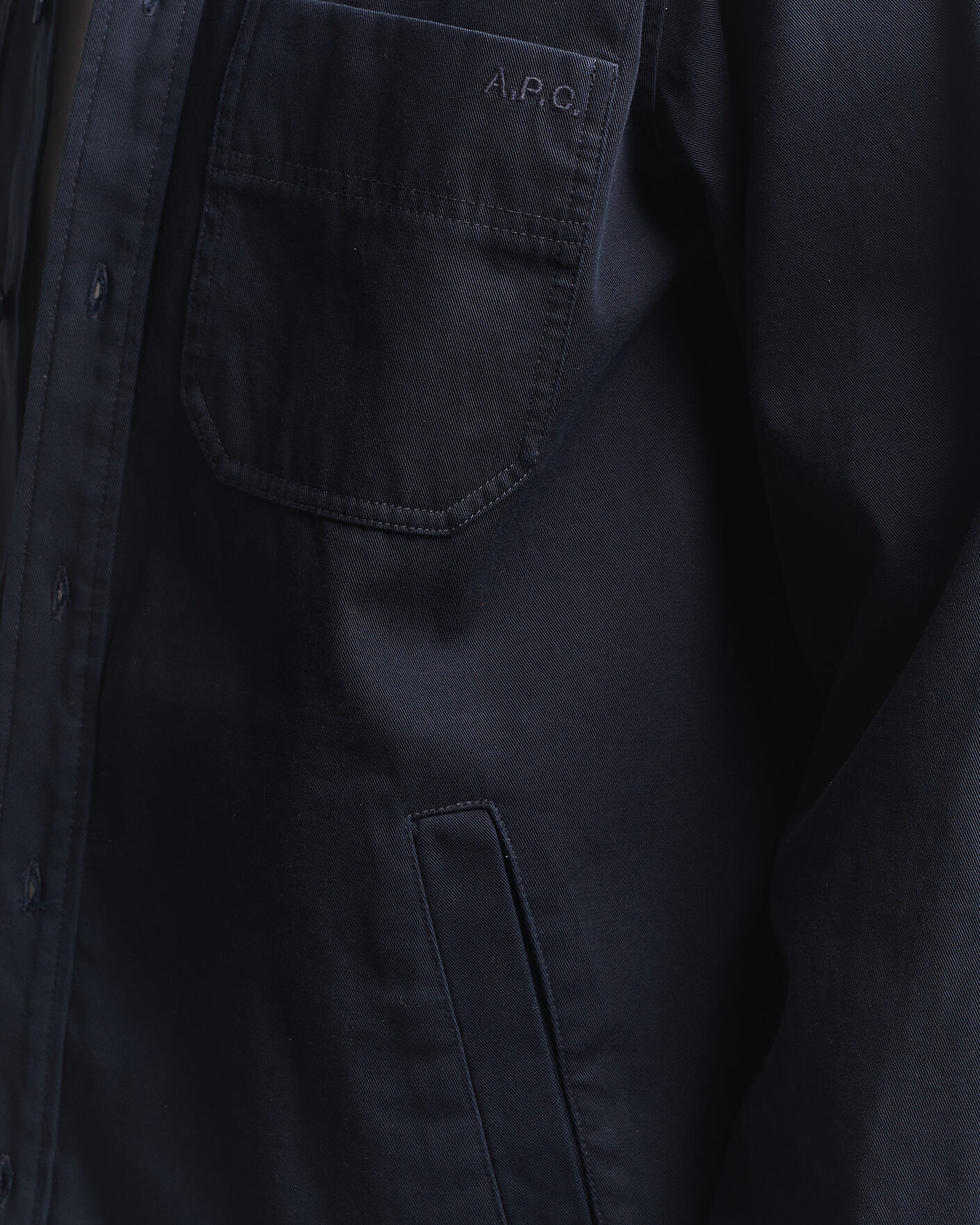 Herre | Skjorter | A.P.C. | Noah Cotton Overshirt Dark Navy