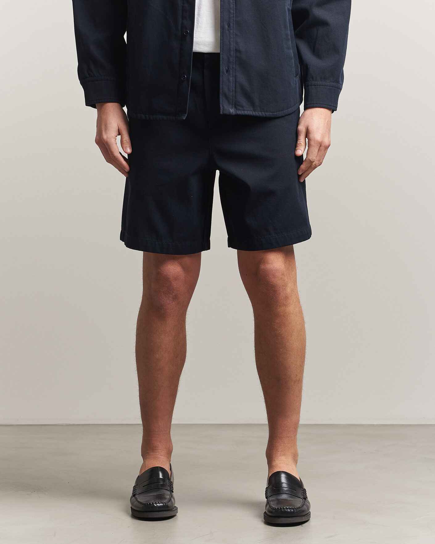 Herre | Shorts | A.P.C. | Otis Cotton Chino Shorts Dark Navy