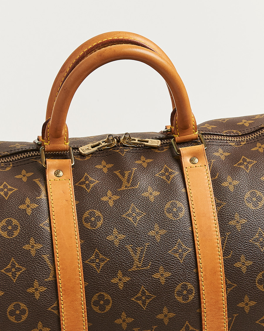 Herre | Pre-Owned & Vintage Bags | Louis Vuitton Pre-Owned | Keepall Bandouliére 55 Monogram