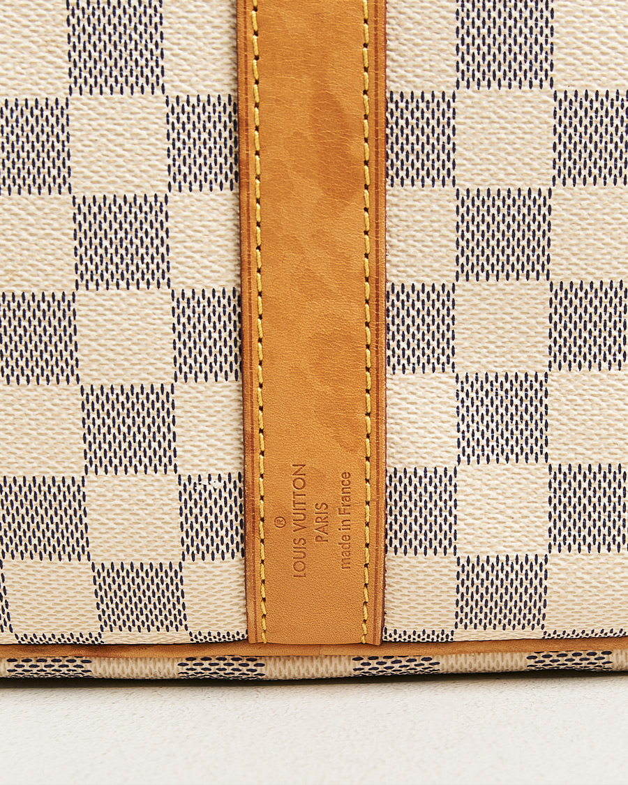 Herre | Pre-Owned & Vintage Bags | Louis Vuitton Pre-Owned | Keepall Bandouliére Damier Azur