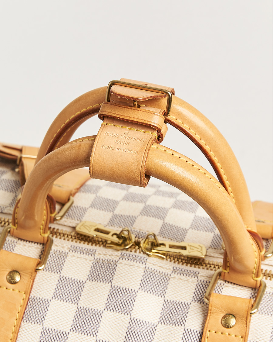 Herre | Pre-Owned & Vintage Bags | Louis Vuitton Pre-Owned | Keepall Bandouliére Damier Azur