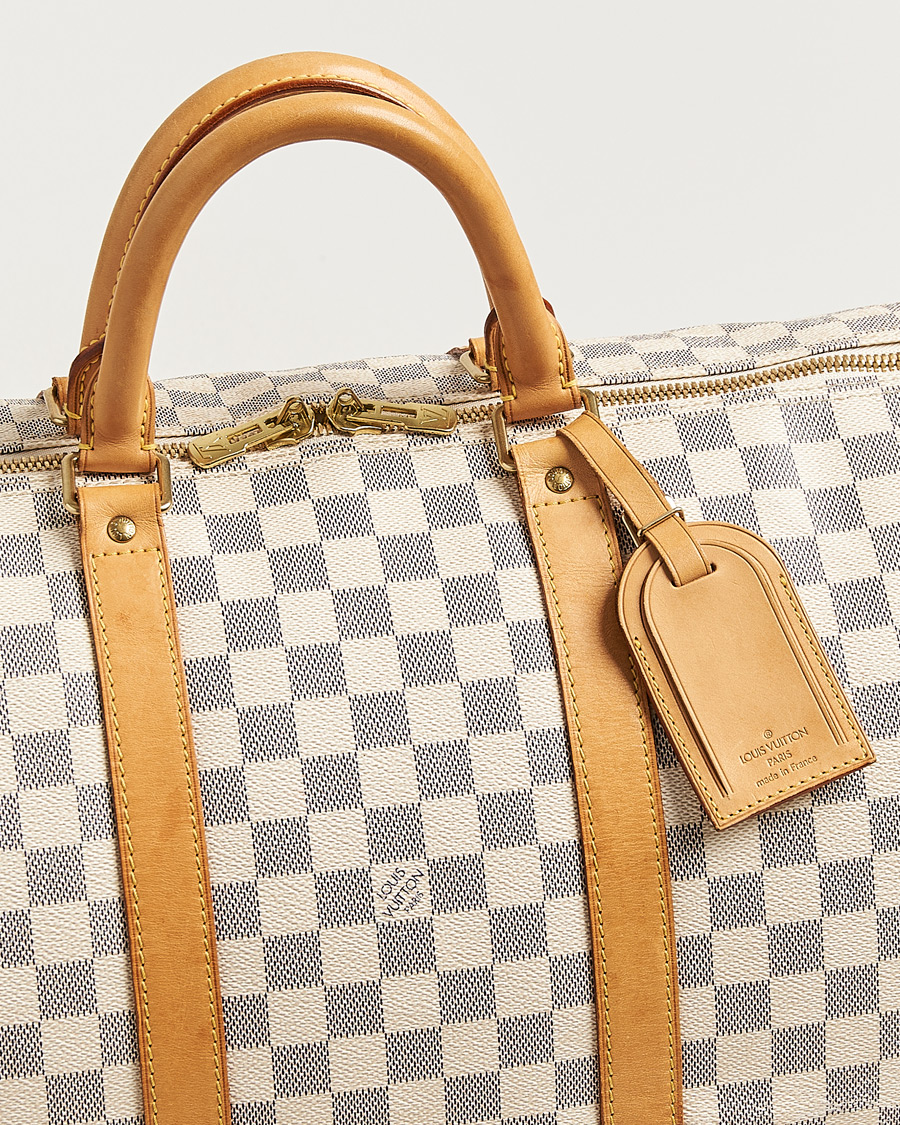 Herre | Pre-Owned & Vintage Bags | Louis Vuitton Pre-Owned | Keepall Bandouliére Damier Azur