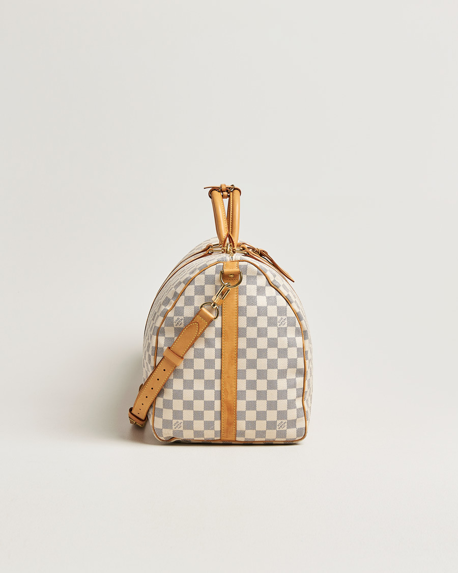 Herre | Pre-Owned & Vintage Bags | Louis Vuitton Pre-Owned | Keepall Bandouliére Damier Azur