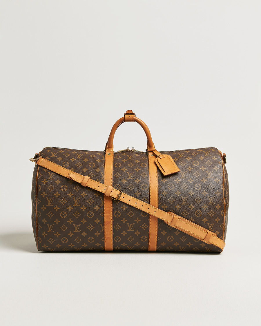 Herre | Pre-Owned & Vintage Bags | Louis Vuitton Pre-Owned | Keepall Bandouliére 55 Monogram
