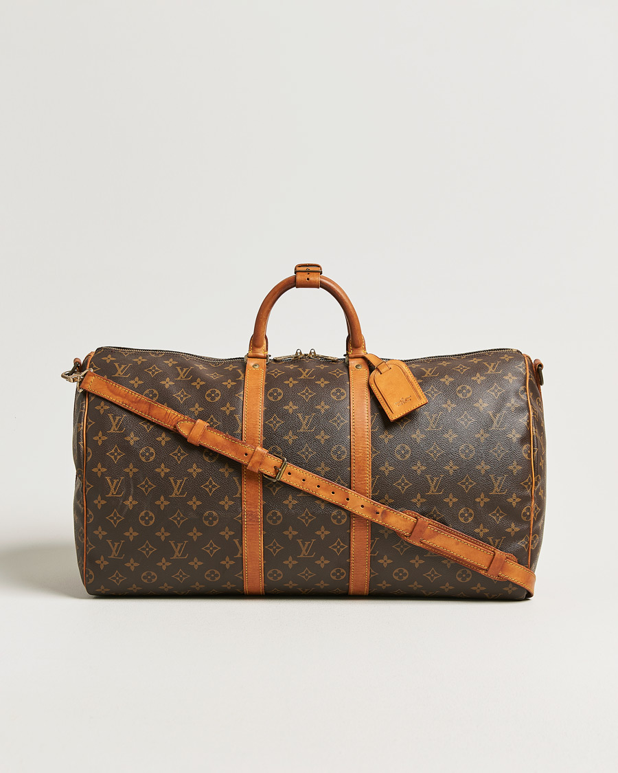 Herre | Pre-Owned & Vintage Bags | Louis Vuitton Pre-Owned | Keepall Bandouliére 55 Monogram