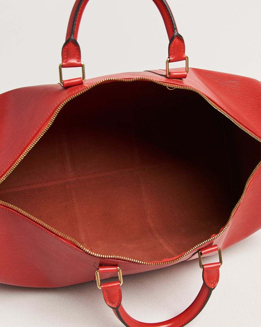 Herre | Pre-Owned & Vintage Bags | Louis Vuitton Pre-Owned | Keepall 50 Epi Leather Red