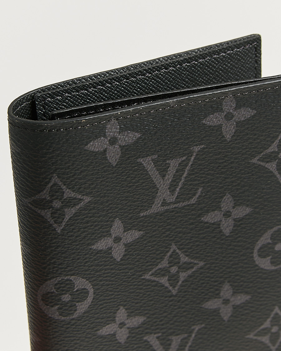 Herre | Pre-Owned & Vintage Bags | Louis Vuitton Pre-Owned | Passport Cover Monogram Eclipse