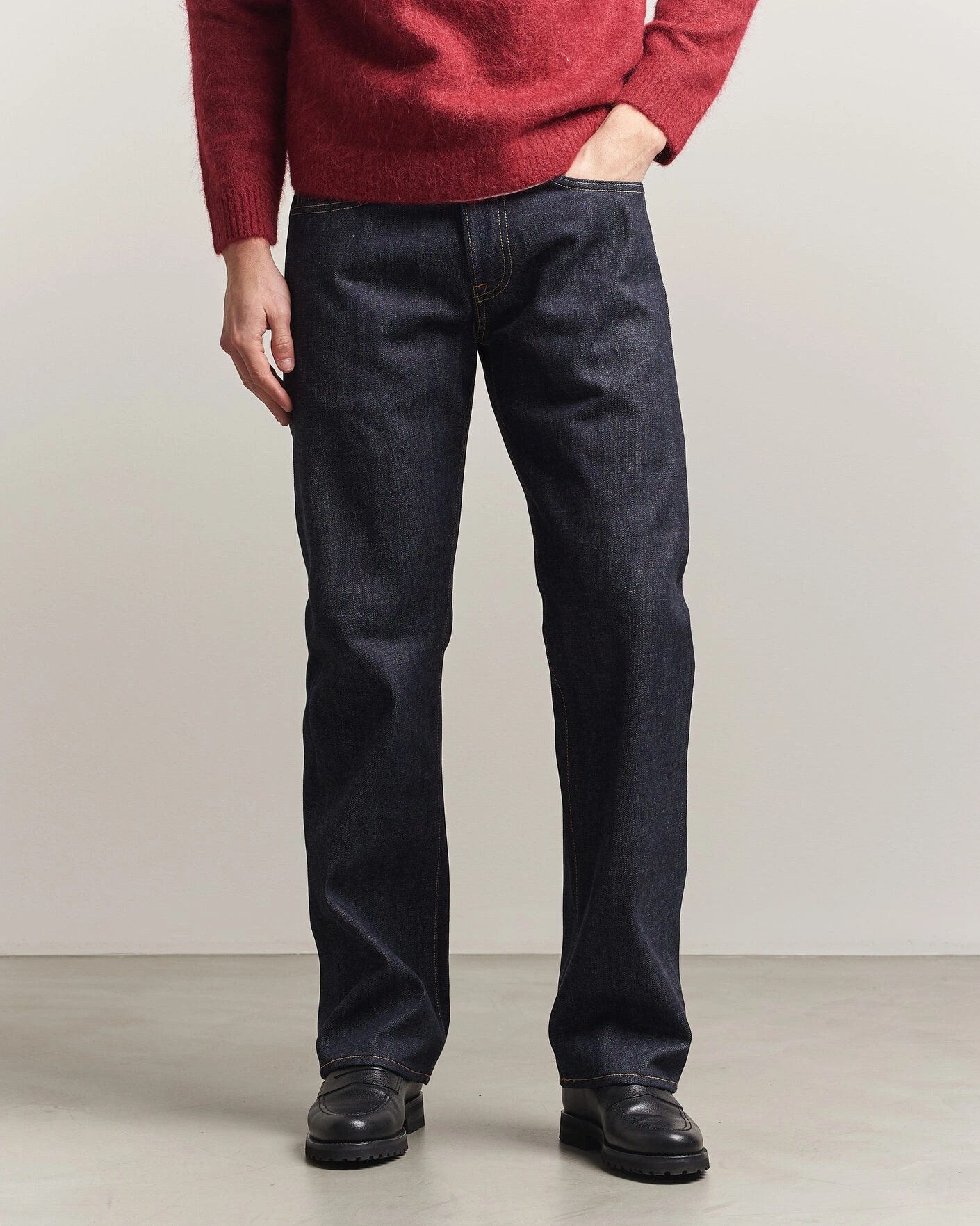 Herre | Jeans | EDWIN | No.47 Regular Straight Selvage Jeans Unwashed