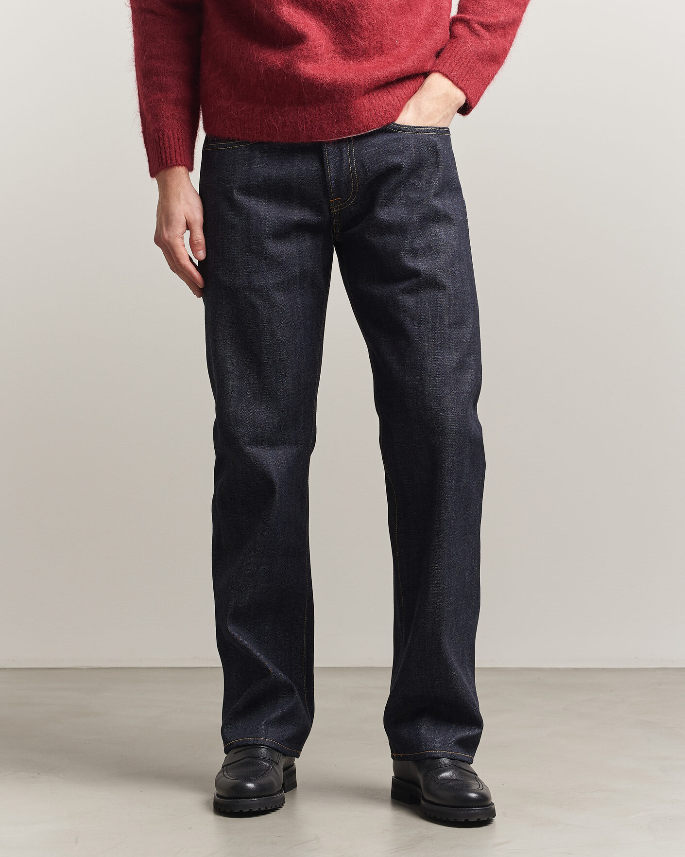 Herre | Bukser | EDWIN | No.47 Regular Straight Selvage Jeans Unwashed