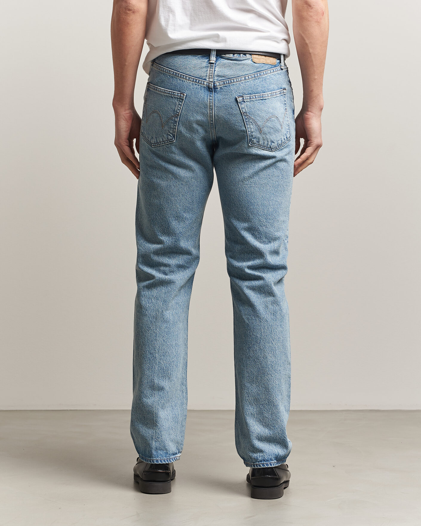 Herre | Bukser | EDWIN | Regular Straight Jeans Used Light Blue