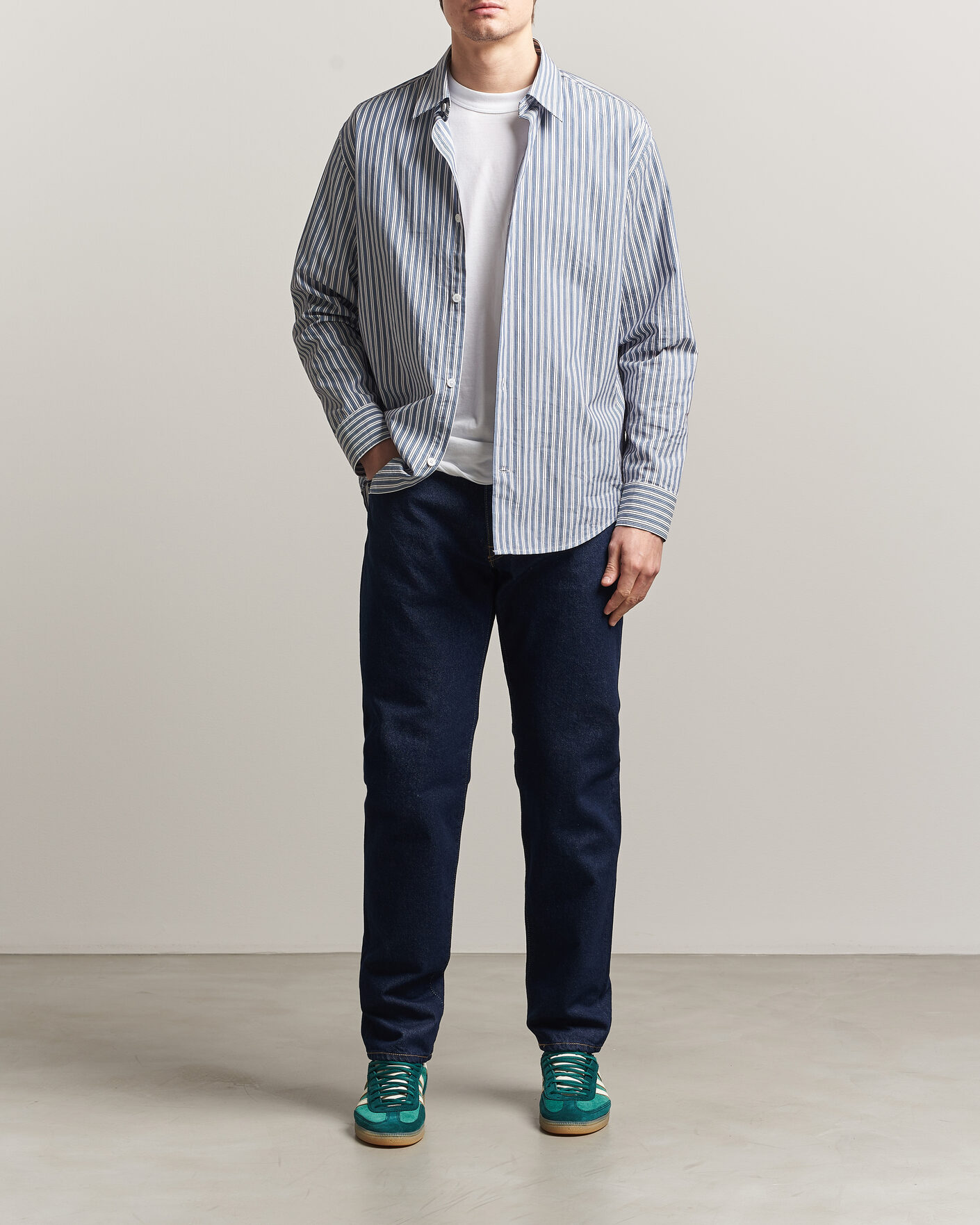 Herre | Bukser | EDWIN | Regular Tapered Jeans Blue Rinsed