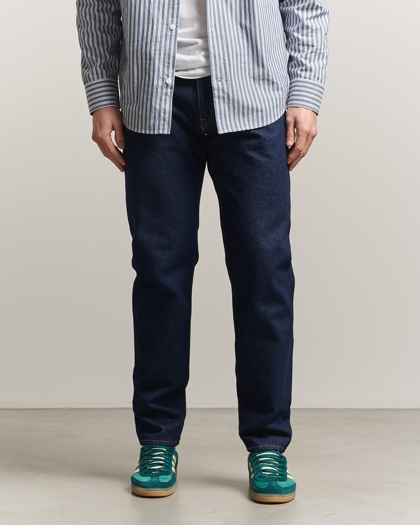 Herre | Bukser | EDWIN | Regular Tapered Jeans Blue Rinsed