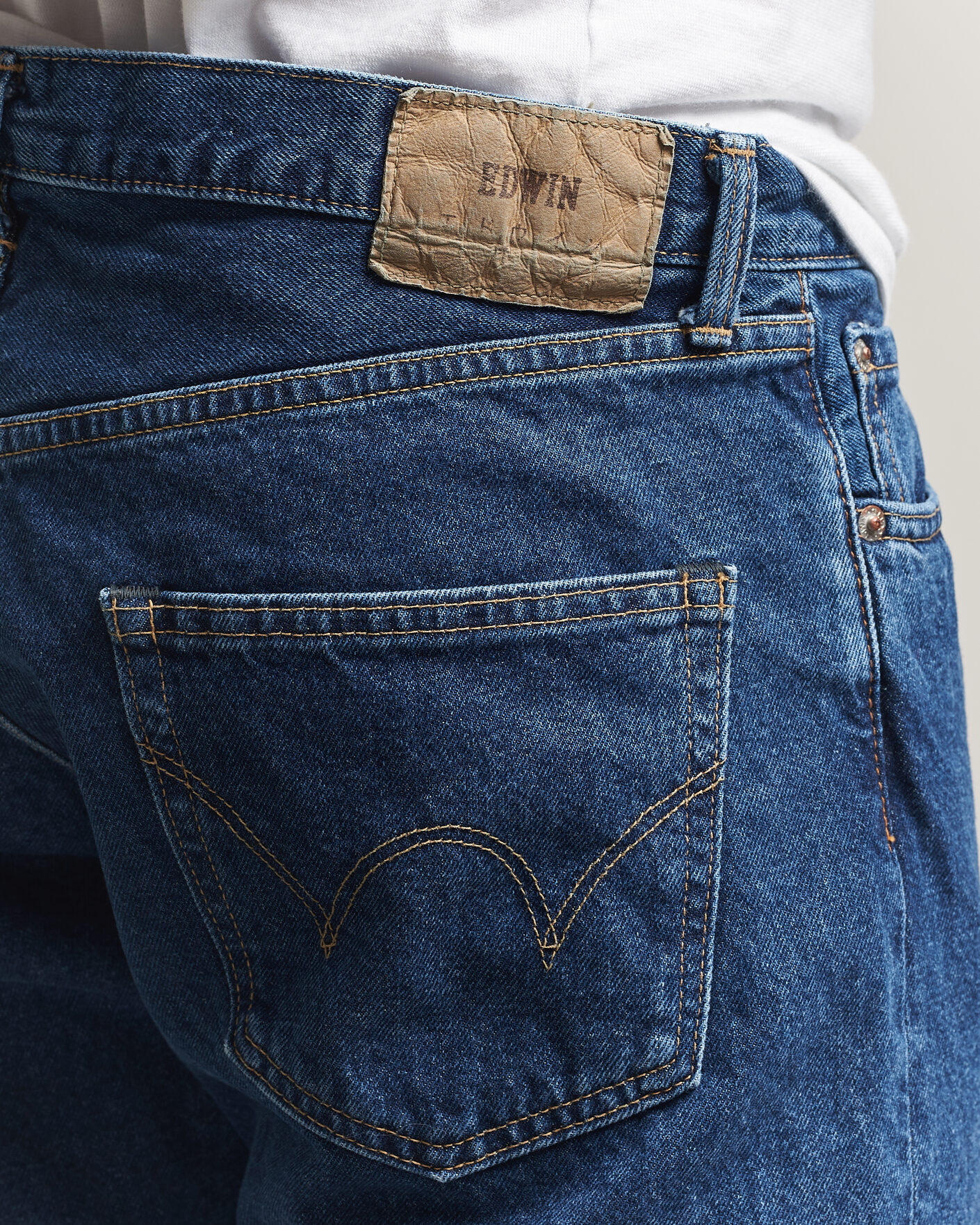 Herre | Jeans | EDWIN | Regular Tapered Jeans Used Mid Blue