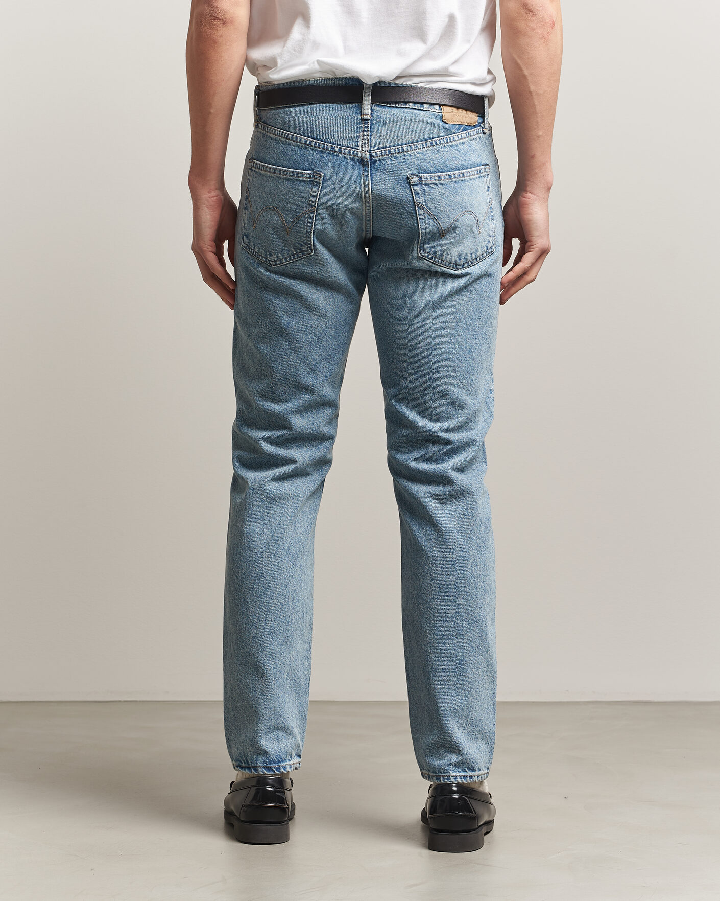 Herre | Bukser | EDWIN | Regular Tapered Jeans Used Light Blue