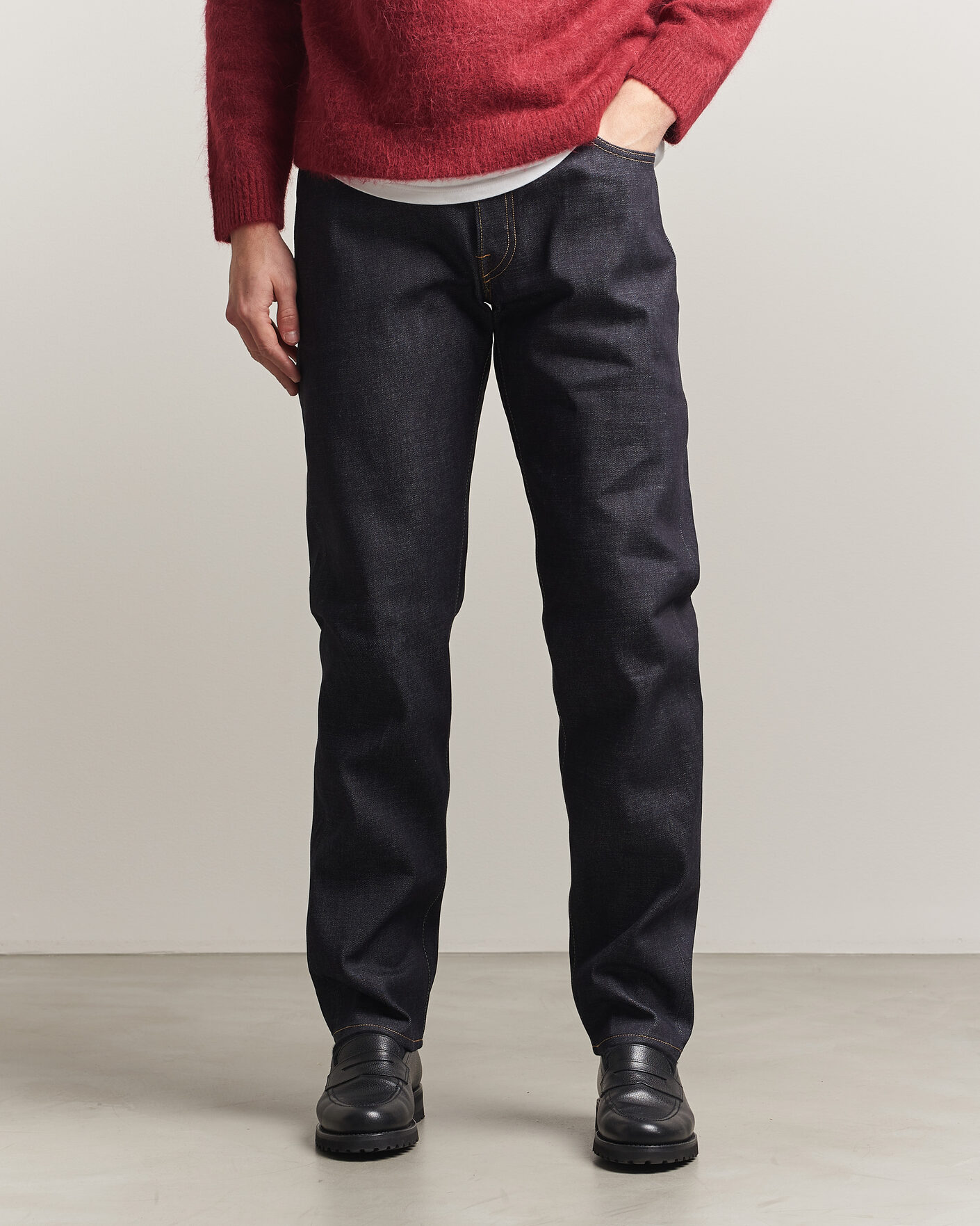 Herre | Bukser | EDWIN | Regular Tapered Selvage Jeans Unwashed