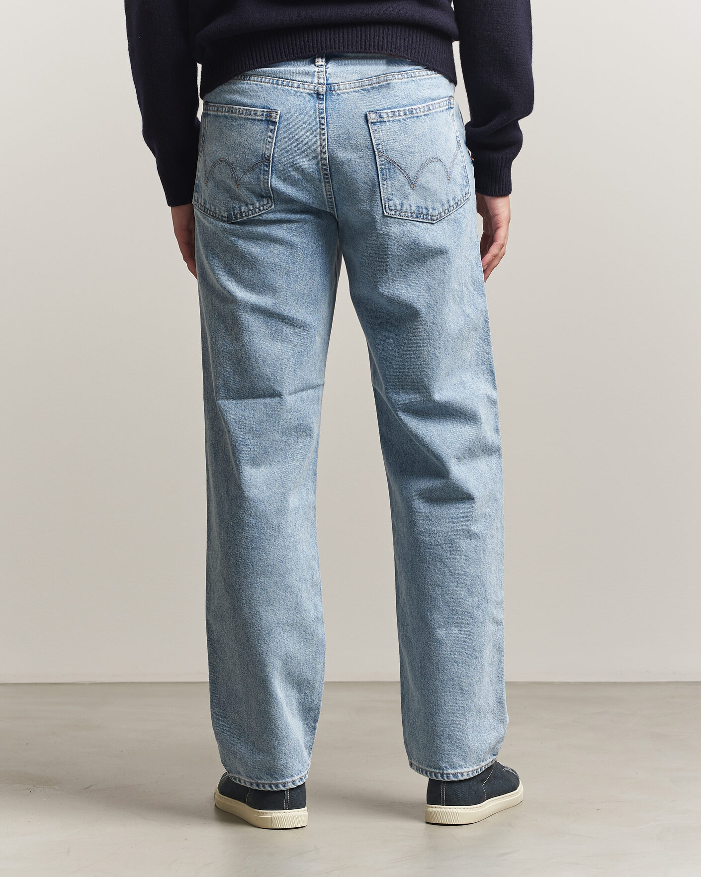 Herre | Jeans | EDWIN | Loose Straight Jeans Used Light Blue