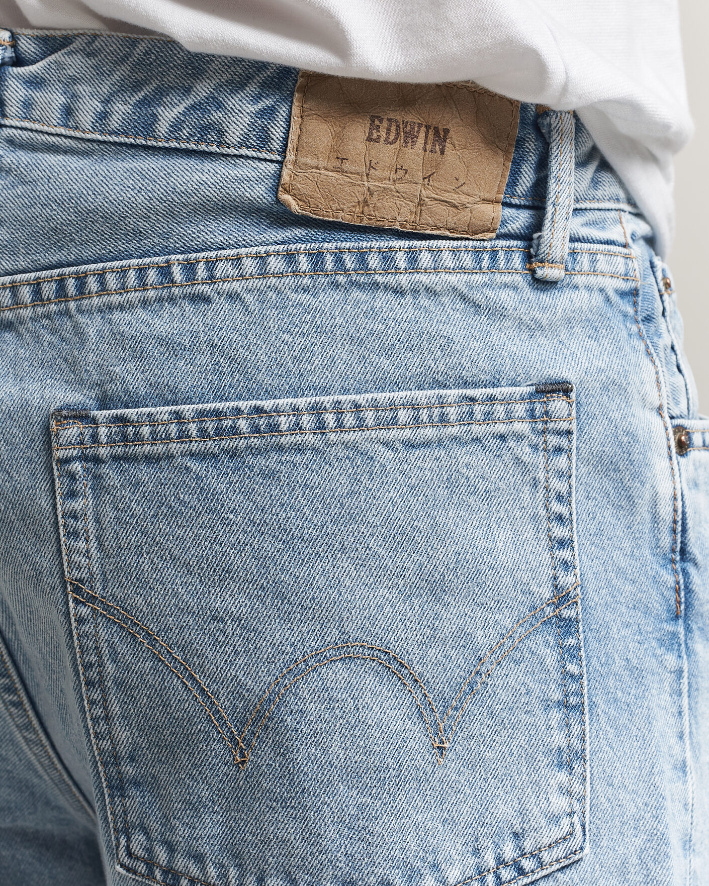 Herre | Jeans | EDWIN | Loose Straight Jeans Used Light Blue
