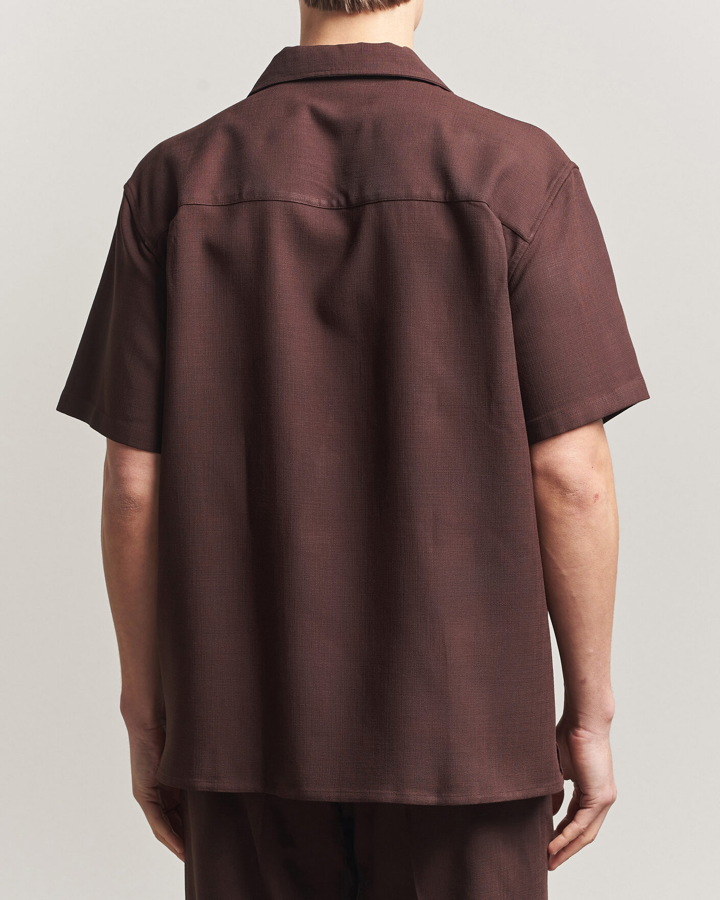Herre | Skjorter | Drôle de Monsieur | Viscose Resort Shirt Brown