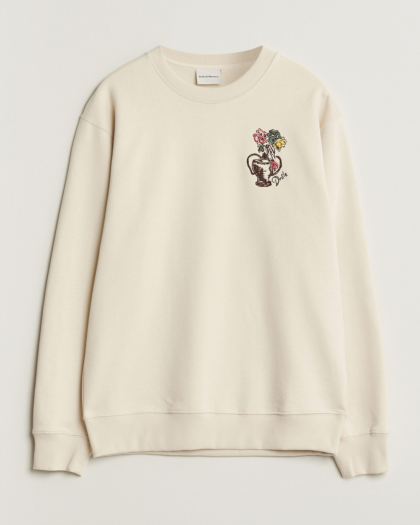 Herre | Gensere | Drôle de Monsieur | Vase Havana Sweatshirt Sand