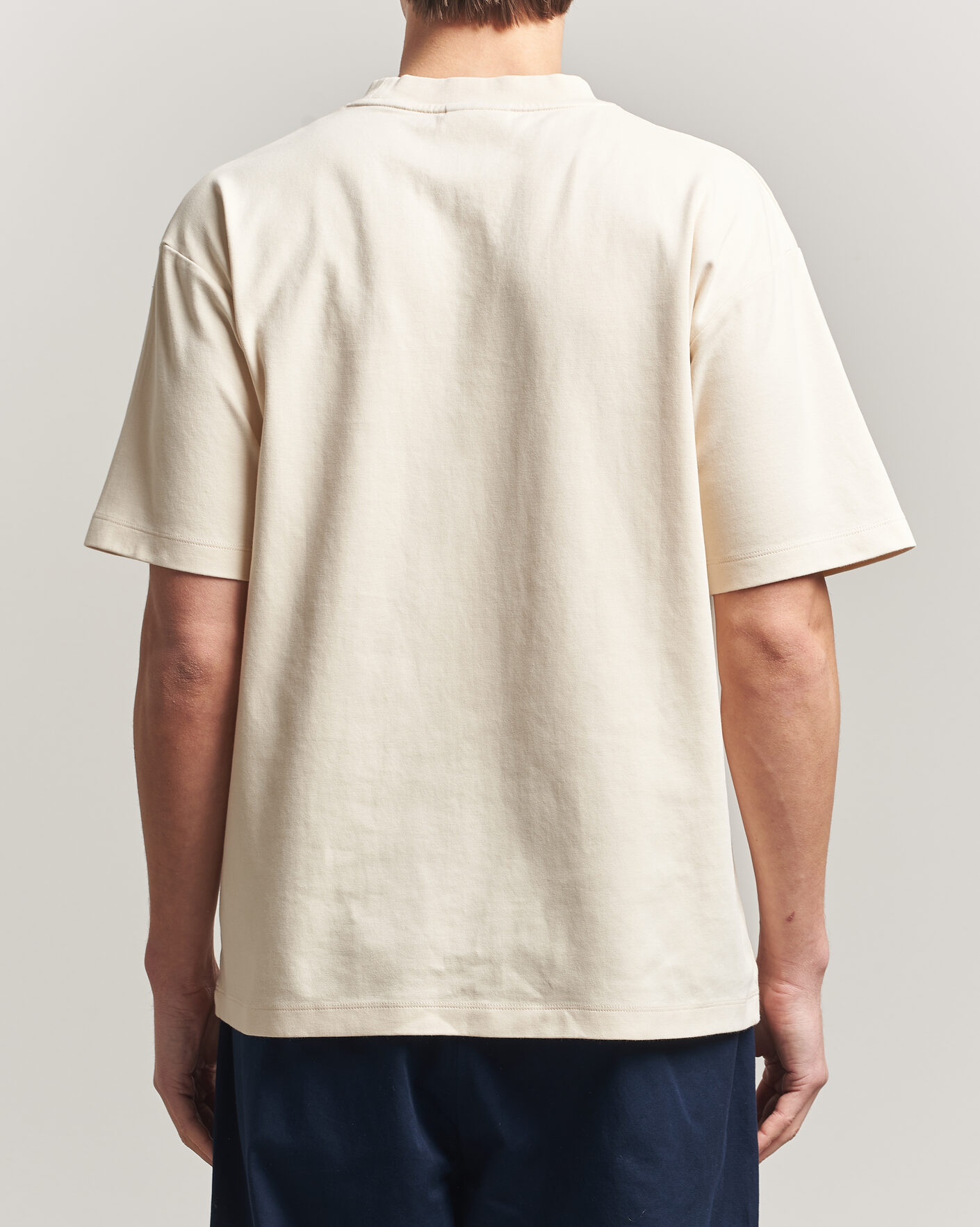 Herre | T-Shirts | Drôle de Monsieur | Classic Slogan T-Shirt Sand