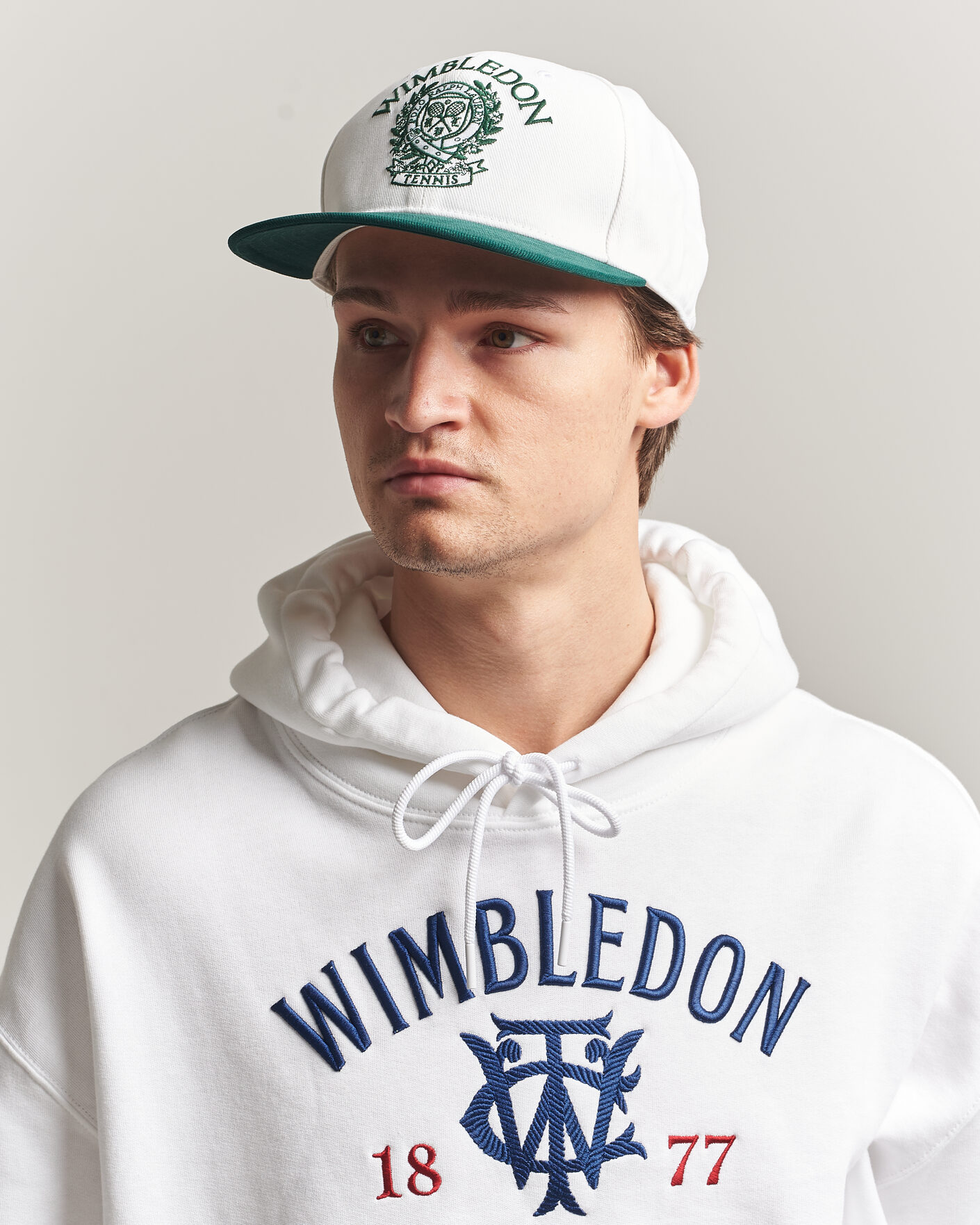 Herre | Hatter og capser | Polo Ralph Lauren | Wimbledon Cap White/Moss Agate