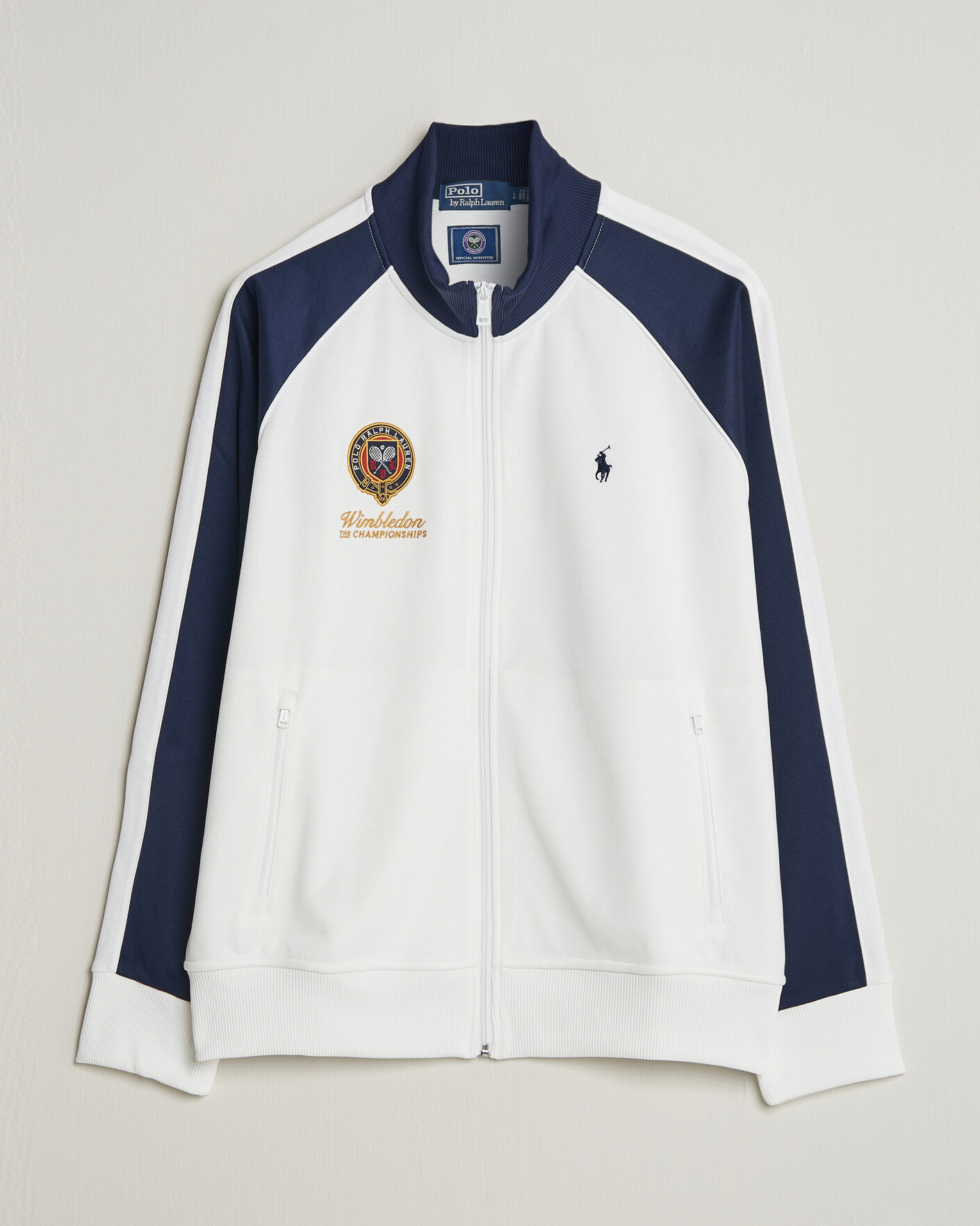 Herre | Gensere | Polo Ralph Lauren | Full Zip Pullover Ceramic White