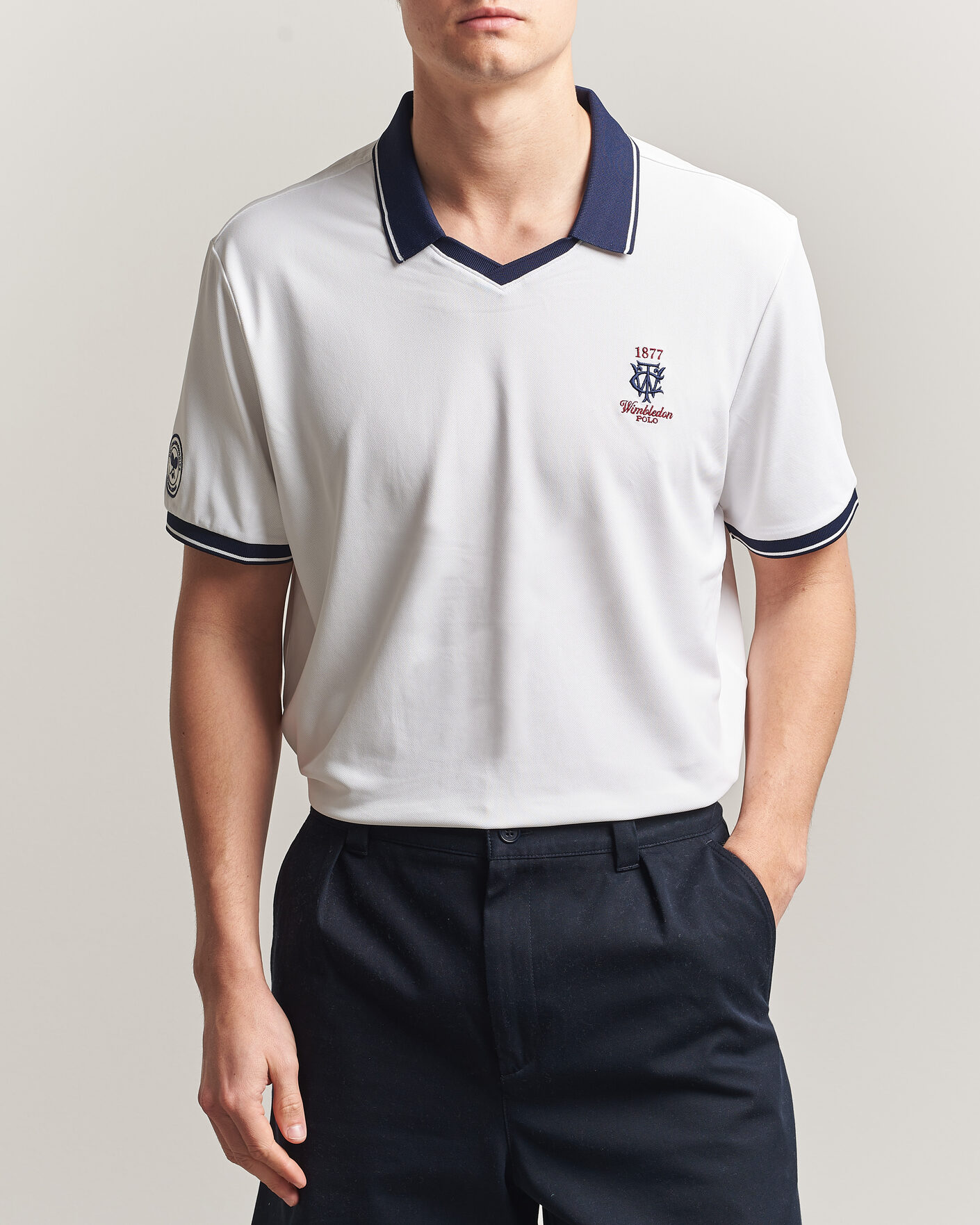 Herre | Pikéer | Polo Ralph Lauren | Knitted Performance Polo Ceramic White