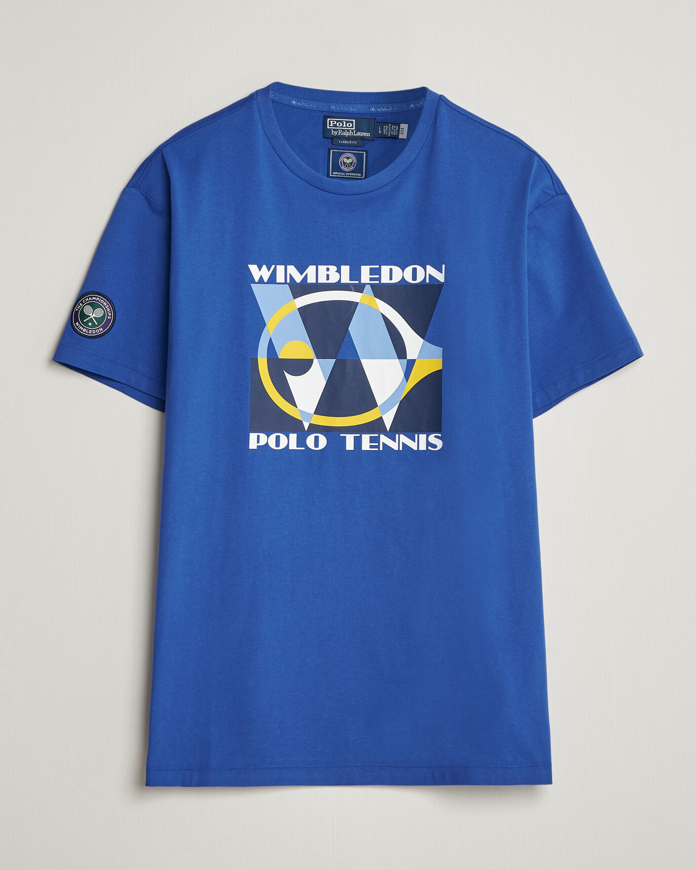 Herre | T-Shirts | Polo Ralph Lauren | Printed Championship Tee Collegiate Blue