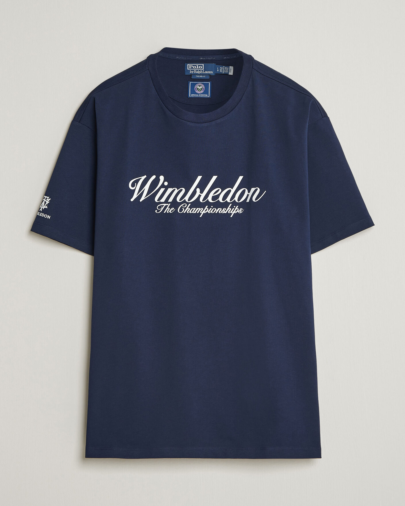 Herre | T-Shirts | Polo Ralph Lauren | Wimbledon Championship Tee Refined Navy