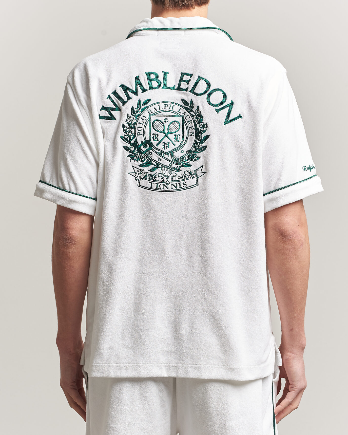 Herre | Skjorter | Polo Ralph Lauren | Terry Short Sleeve Shirt White