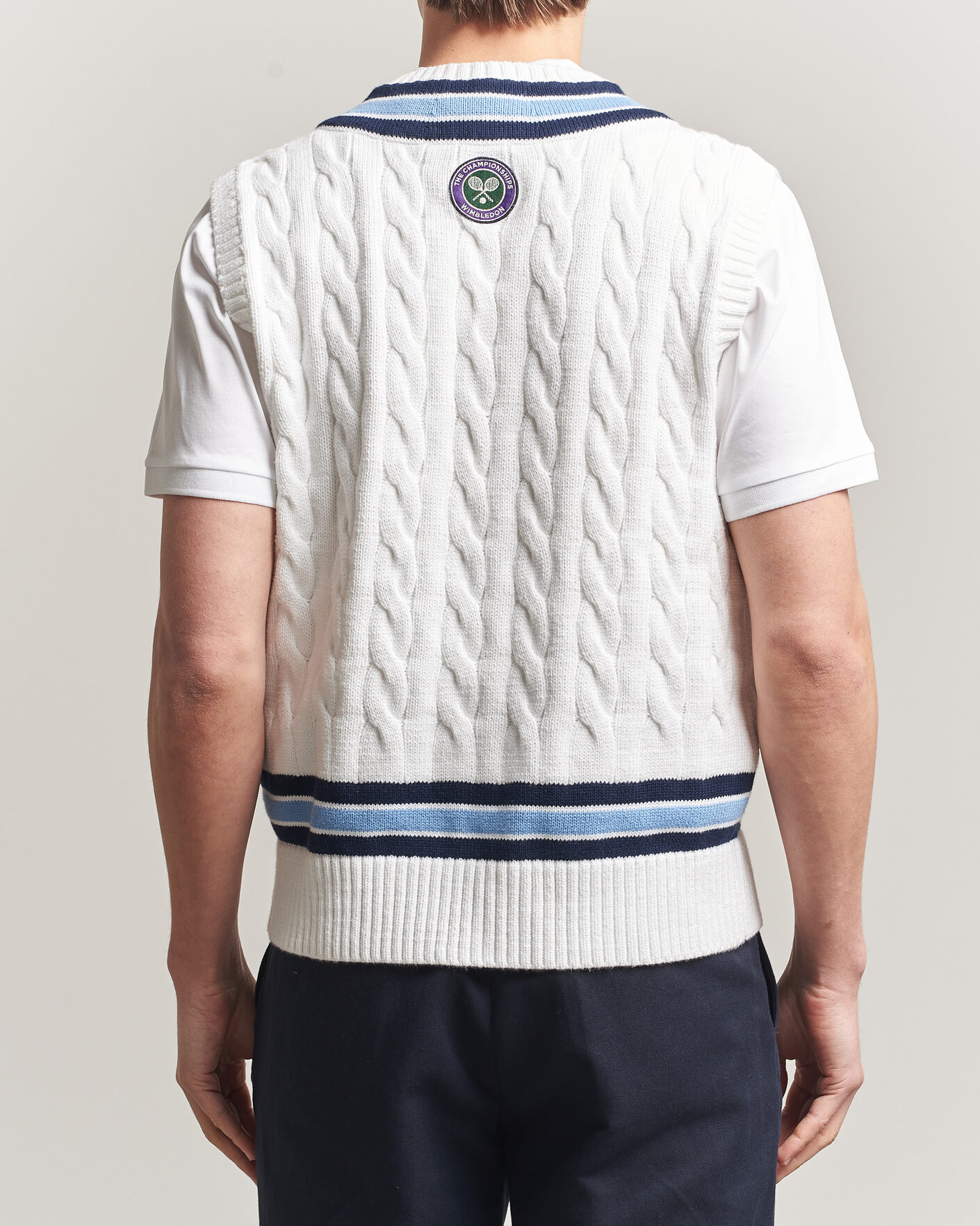 Herre | Gensere | Polo Ralph Lauren | Cotton Cable Vest Cream Combo